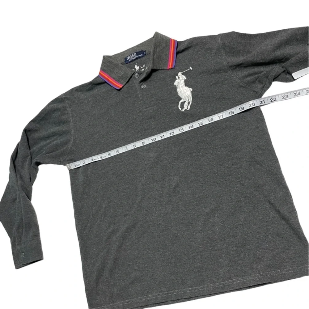Polo Ralph Lauren Long Sleeve Polo Shirt Boys XL Big Pony  Rugby long sleeve